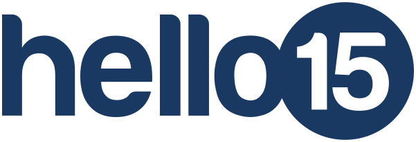 Hello 15 Logo